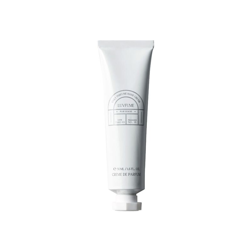 luvfume pluie de rose hand cream