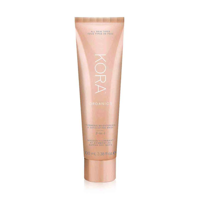 kora organics turmeric brightening & exfoliating mask 100ml