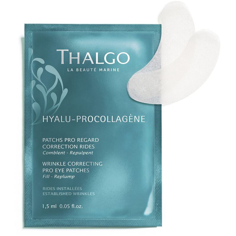 thalgo hyalu procollagene wrinkle correcting eye propatches 1box 8sachets