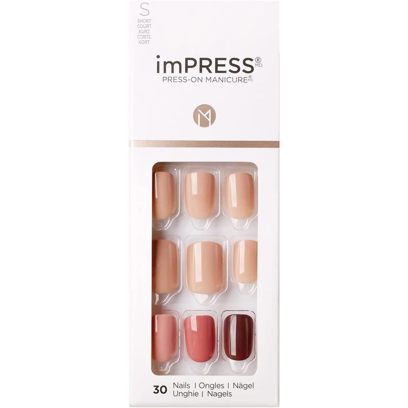 kiss kiss impress nails  before sunset kim001c