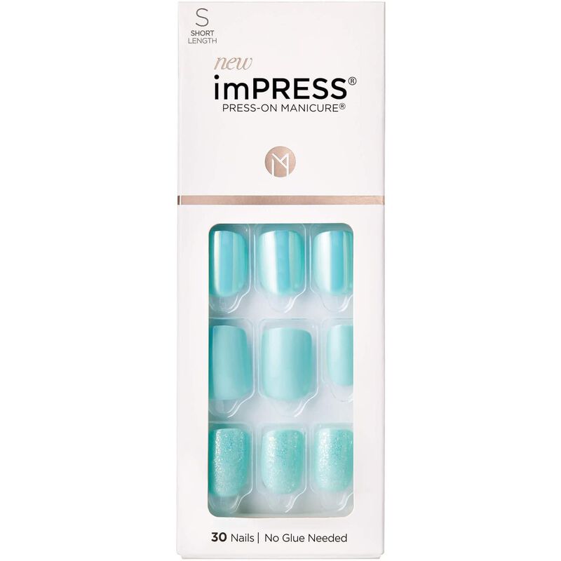 kiss kiss impress nails  rain check kim012c