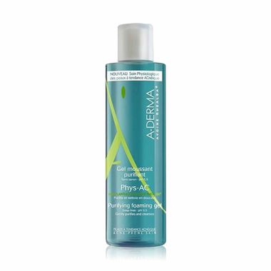 aderma aderma physac purifying foaming gel 200ml