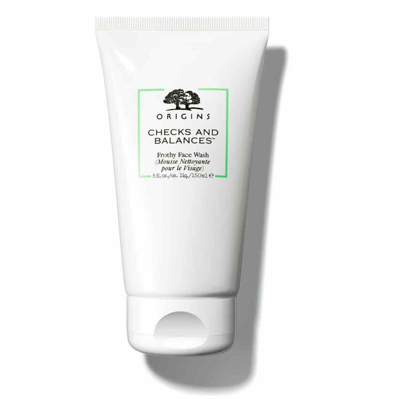 origins checks & balances frothy face wash