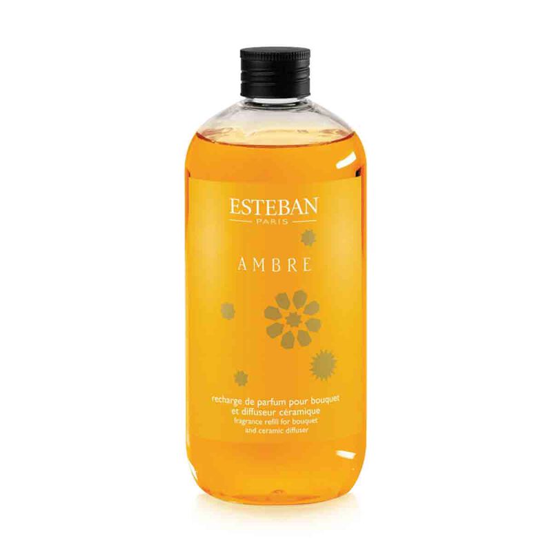 esteban paris ambre fragrance refill for bouquet and ceramic diffusers 500ml