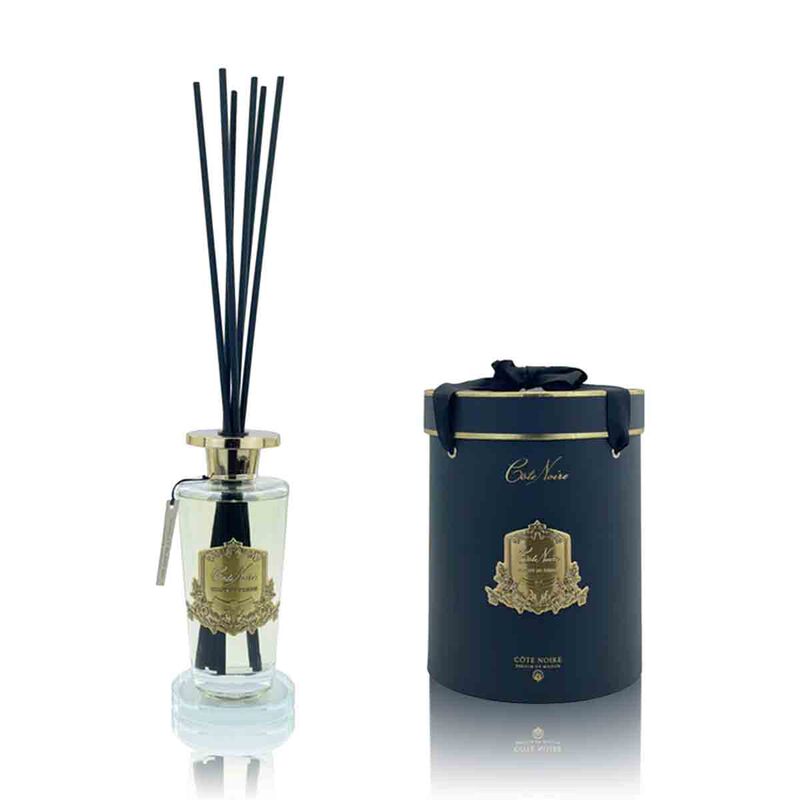 cote noire gold diffuser in dark glass 500ml