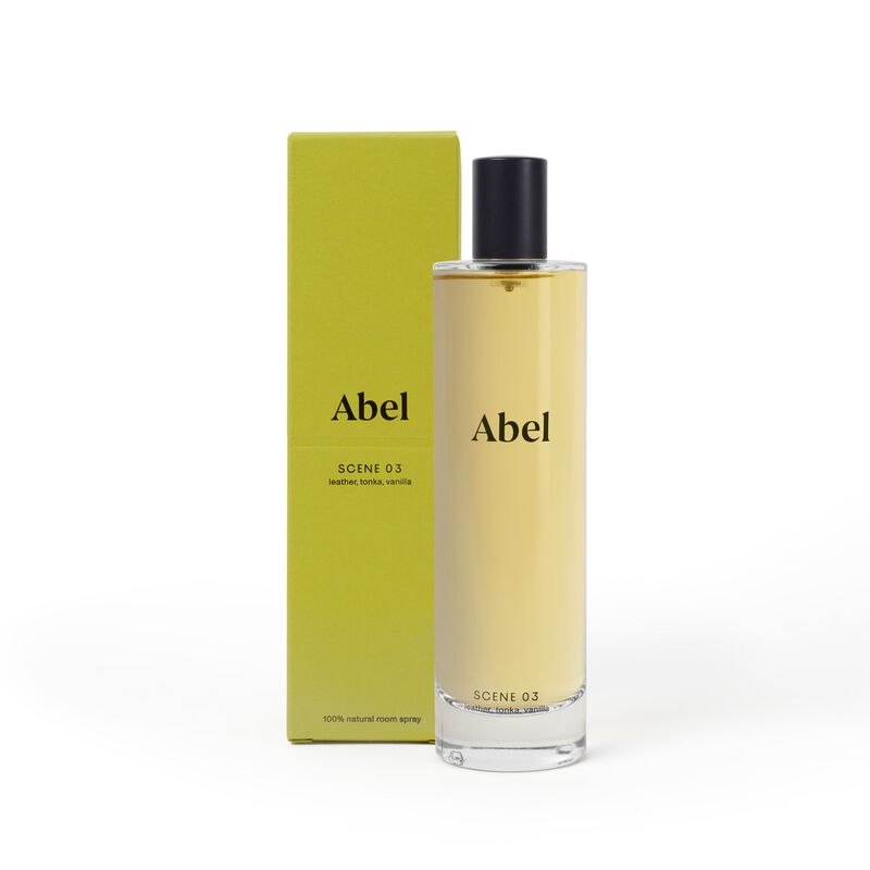 abel leather,tonka,vanilla scene 03 room spray