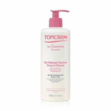 topicrem topicrem gentle cleansing gel body & hair500 ml