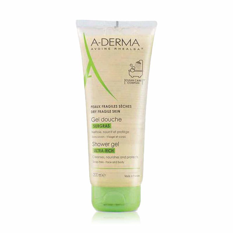 aderma aderma fragile skin ultrarich shower gel 200 ml