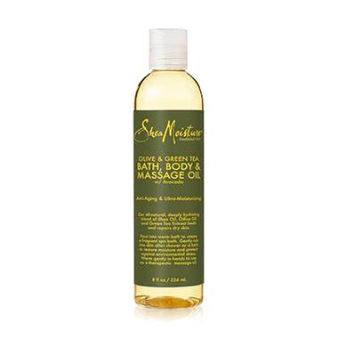 sheamoisture olive and green tea body and massage oil