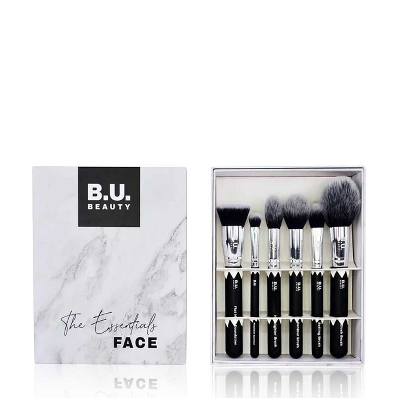 bu beauty the essentials face brush set