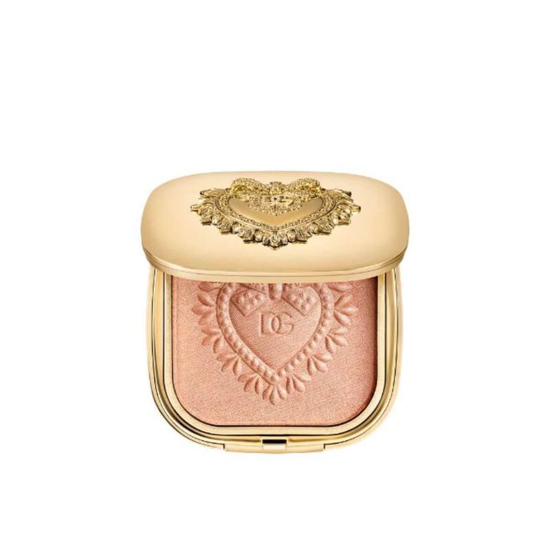 dolce & gabbana devotion illuminating face oil in powder